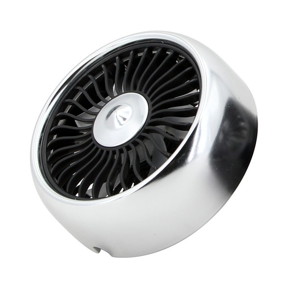 Air Conditioner USB Car Electric Fan Car Air Outlet Center Console Wind Expansion USB Mini Fan With Colorful Breathing Light