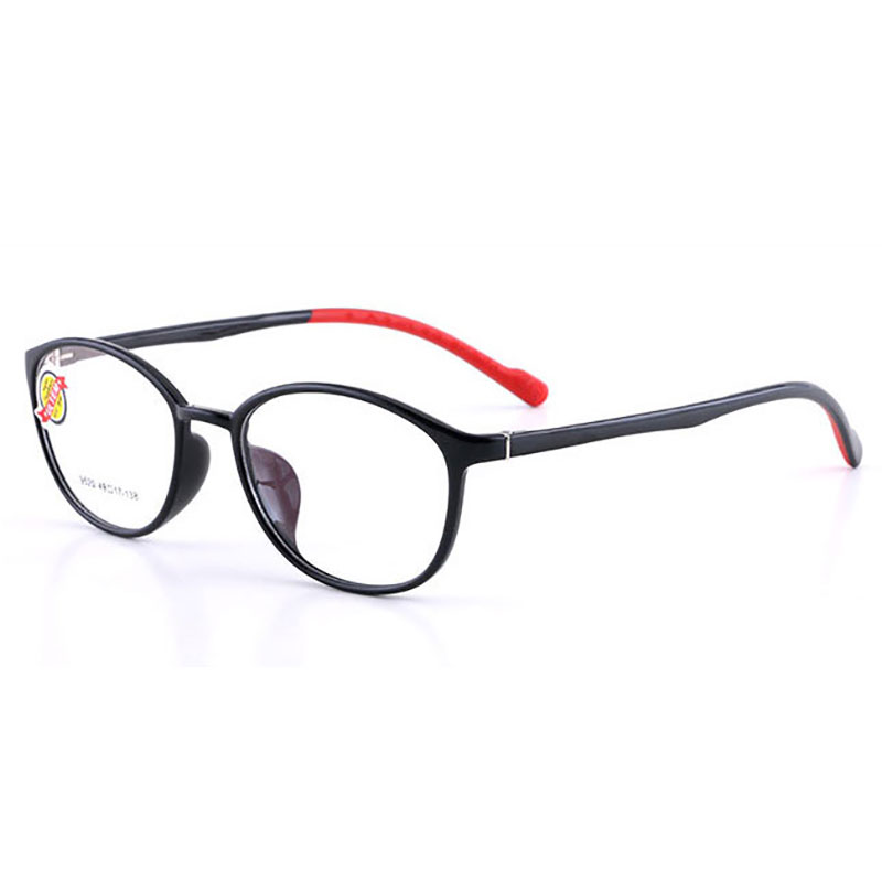 9520 Child Glasses Frame for Boys and Girls Kids Eyeglasses Frame Flexible Eyewear for Protection and Vision Correction: Red