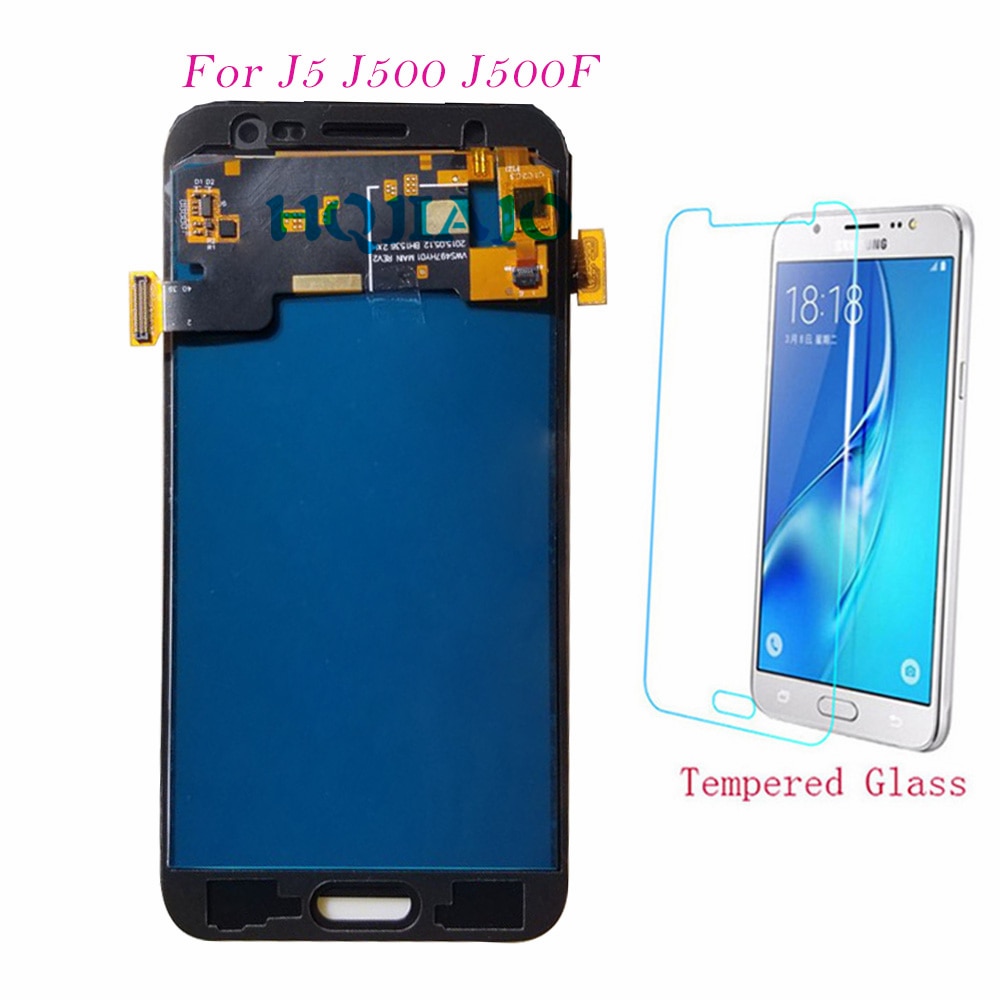 Test écran LCD pour Samsung Galaxy J5 J500 J500F J500FN J500Y écran tactile numériseur écran LCD ajuster pour Samsung J5 J500 LCD