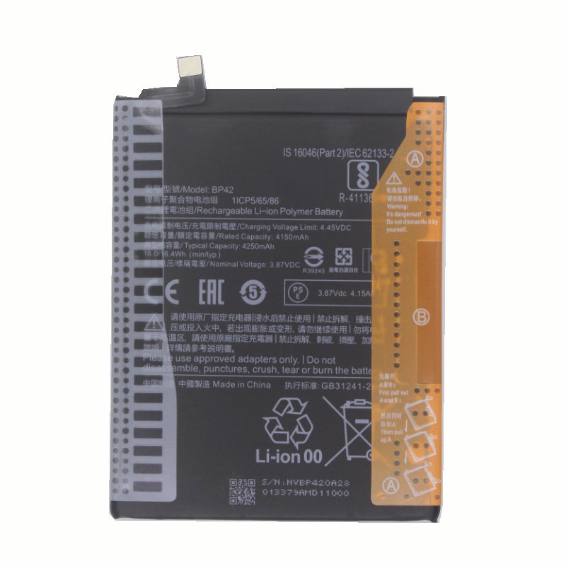 1x Neue 4250 mAh 16,4 Wh BP42 Ersatz Batterie Für Xiaomi Mi 11 Lite Mi11 11 Lite Batterien Bateria