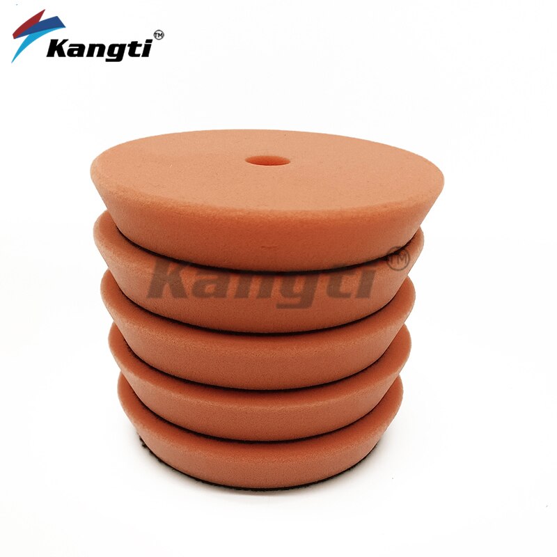 Kit de abrillantado para coche de 3/5/6 pulgadas, almohadillas para pulir DA/RO, esponja para encerado, discos para pulir y pulir, espuma alemana, pulido para carrocería de coche