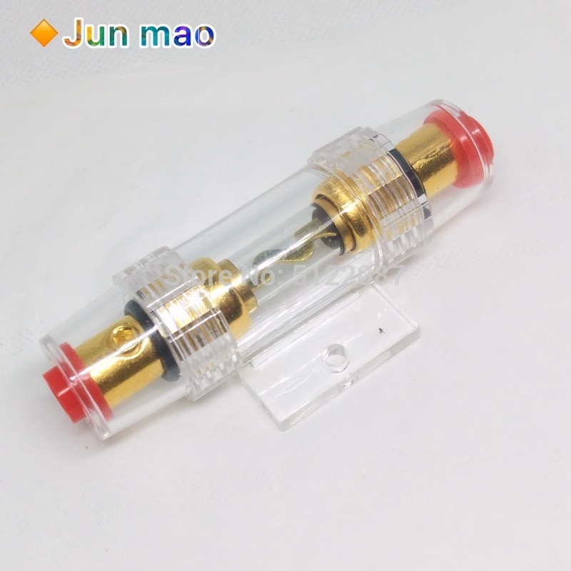 1 Set 30A 40A 50A 60A 70A 80A 100A Agu 10*38 Mm Zekering & Houder Car Audio Refit zekeringhouder Auto Stereo Audio Stroomonderbreker Inline