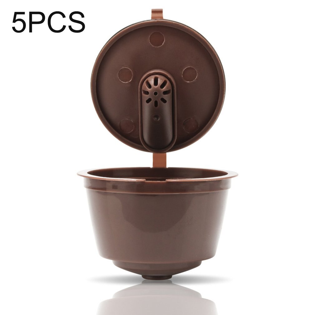 5 stks Koffie Filter Capsule Hervulbare Herbruikbare Capsules Cup Mand Maker Keuken Gereedschap