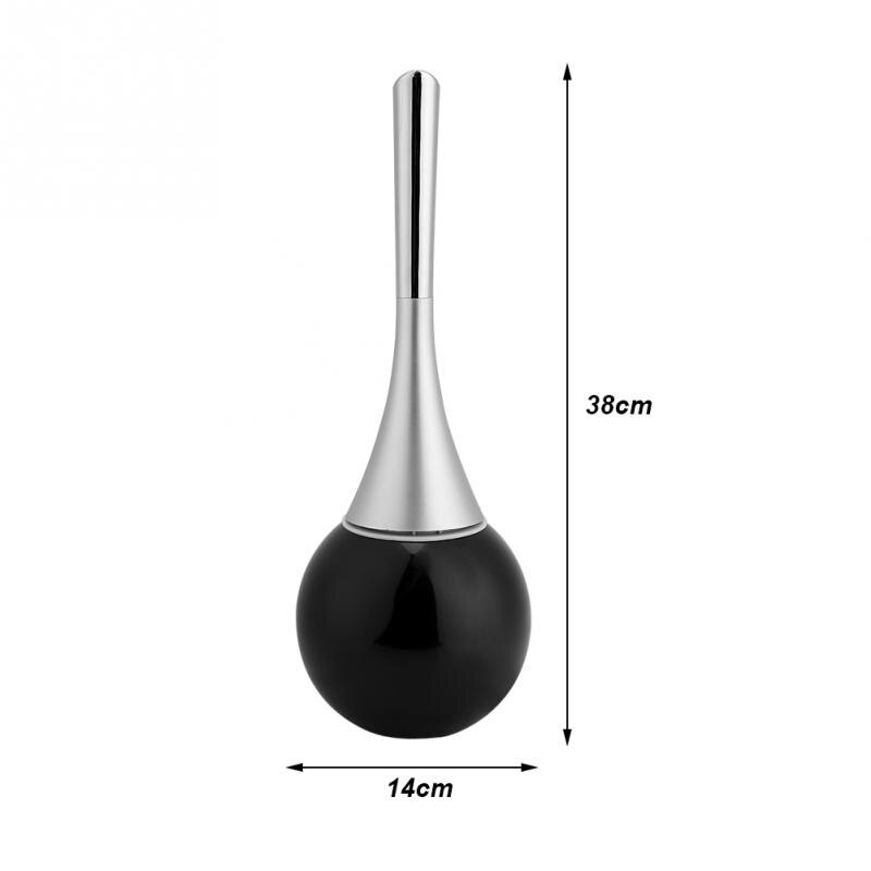 1 Uds. De escobilla de baño, juego de soporte para cepillos con Base de acero inoxidable para limpieza de lavado de tocador