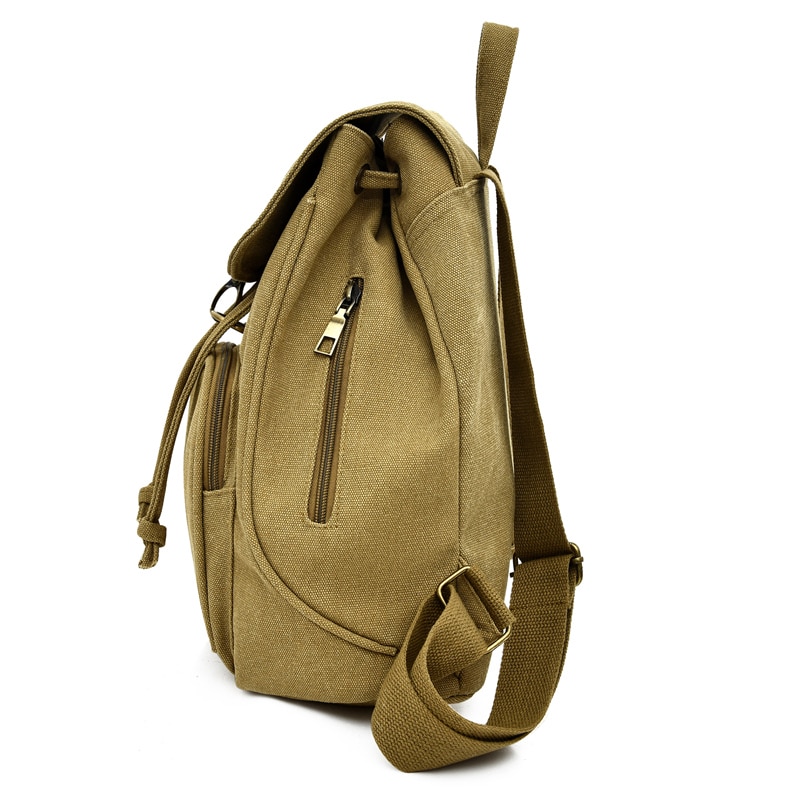 Mannen canvas rugzakken vintage schooltas voor tienermeisjes retro college student mannelijke schooltassen stoffen rugzak