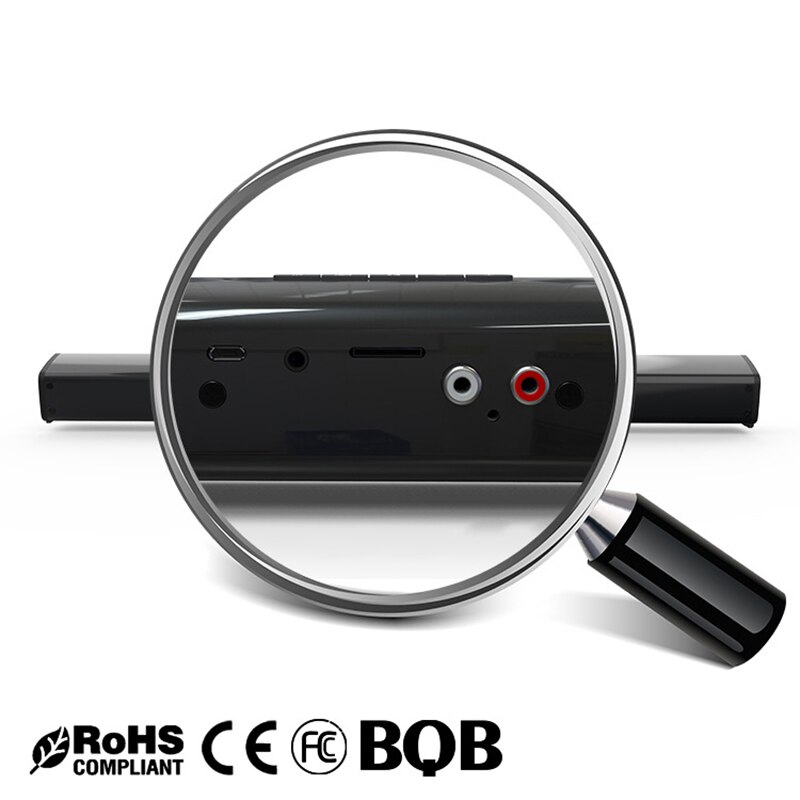 Home Theater Sound System 20W Wireless Sound Column Bluetooth Compatible Speaker TV Strip Speaker Subwoofer Radio