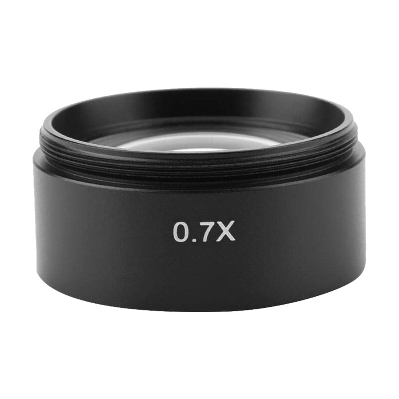 0.7X Auxiliary Microscope Objective Lens for Stereo Microscope 48mm Mounting Thread: Default Title