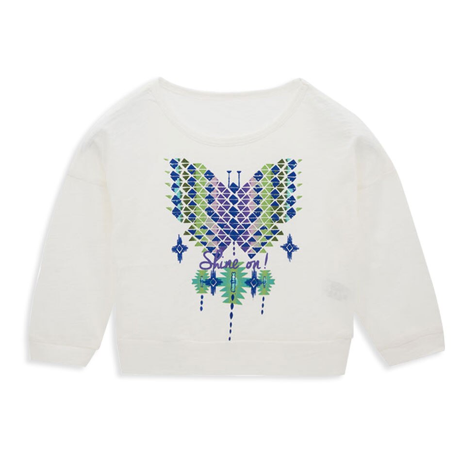 Honeyzone Baby Girl Tops Spring Hand Embroidery Long-Sleeved Girls Clothes Toddler Infant Baby Girl Shirt Tee Fornite: SY3021 / 100cm