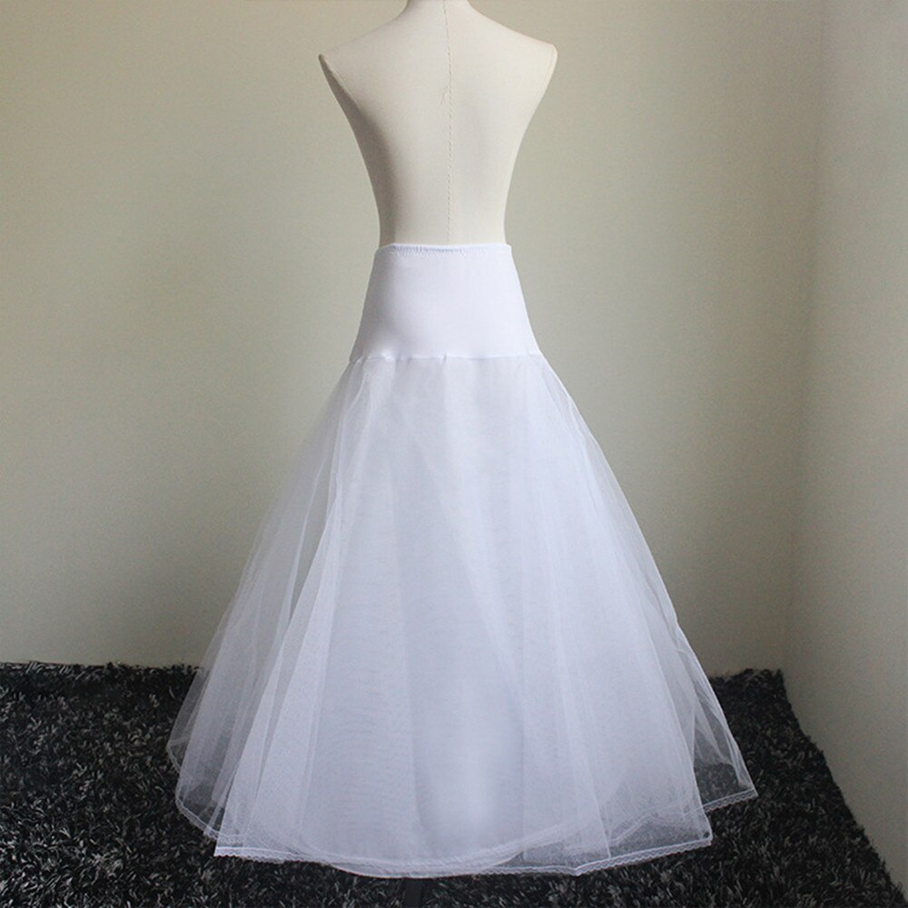 Hongfuyu Goedkope 2022 Mermaid Trouwjurk Petticoat Trompet Floor Lengte Rok Petticoat Crinoline Onderrok Voor Bruids Jurk