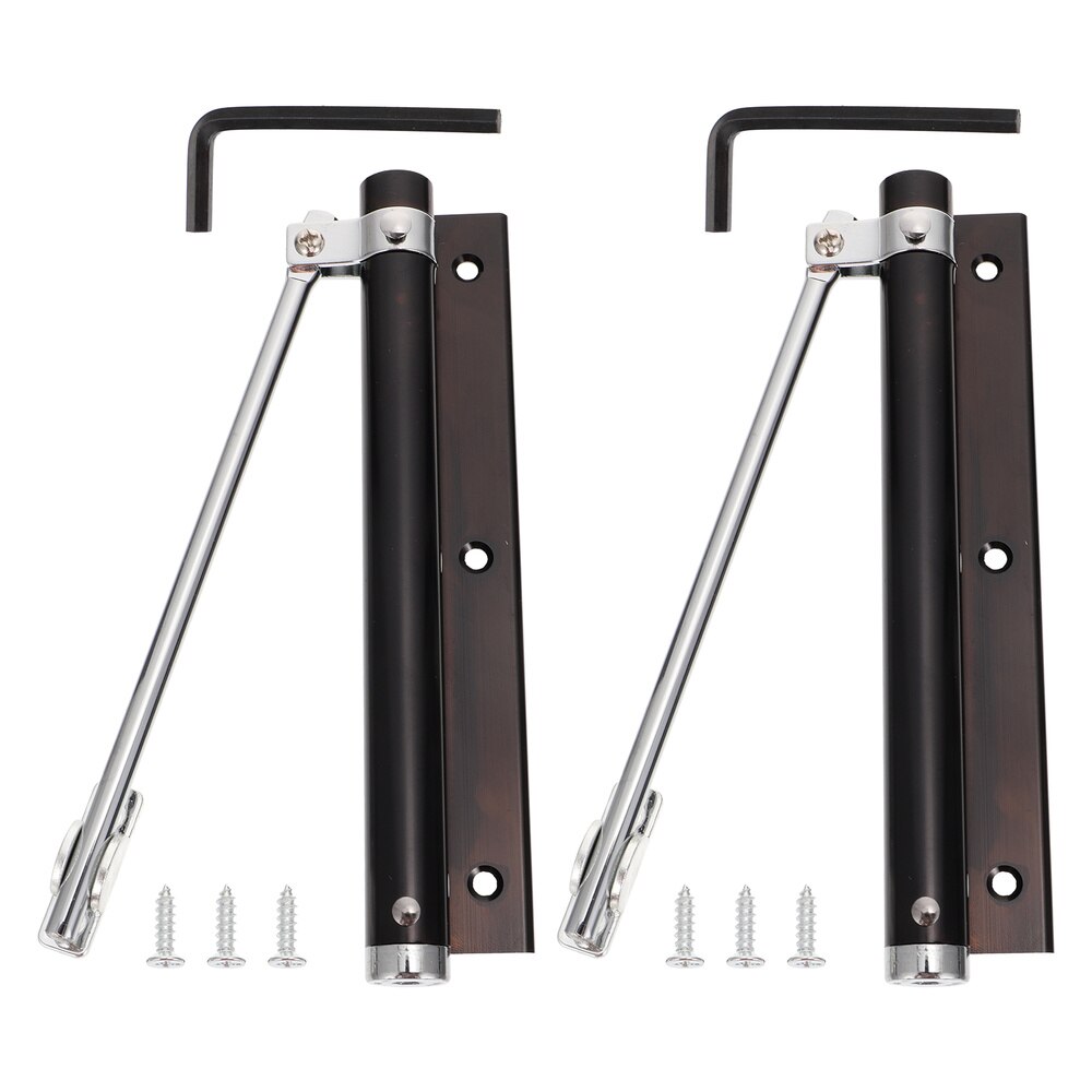 2pcs Heavy Duty Adjustable Closing Speeds Door Closer Metal Spring Door Closer
