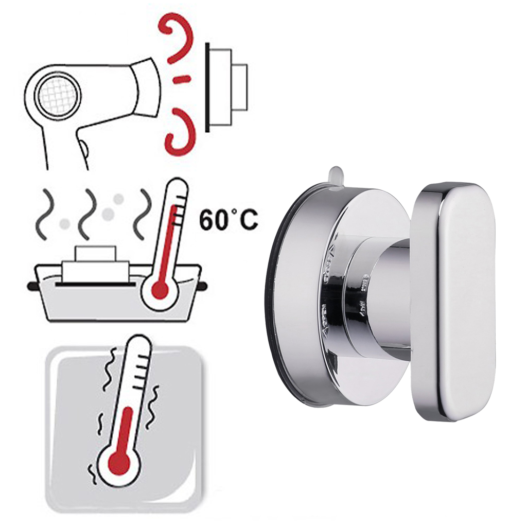 Sucker Handle Door Fridge Drawer Suction Cup Bathroom Door Pulls Glass Door Pull Adsorbent Handle for Exterior Interior