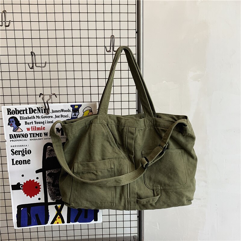 Women Bag Shoulder Bag Messenger Bag Teenager Girls Women&#39;s Canvas Teenage Large Bag Teen Bag Purse Crossbody Handbag