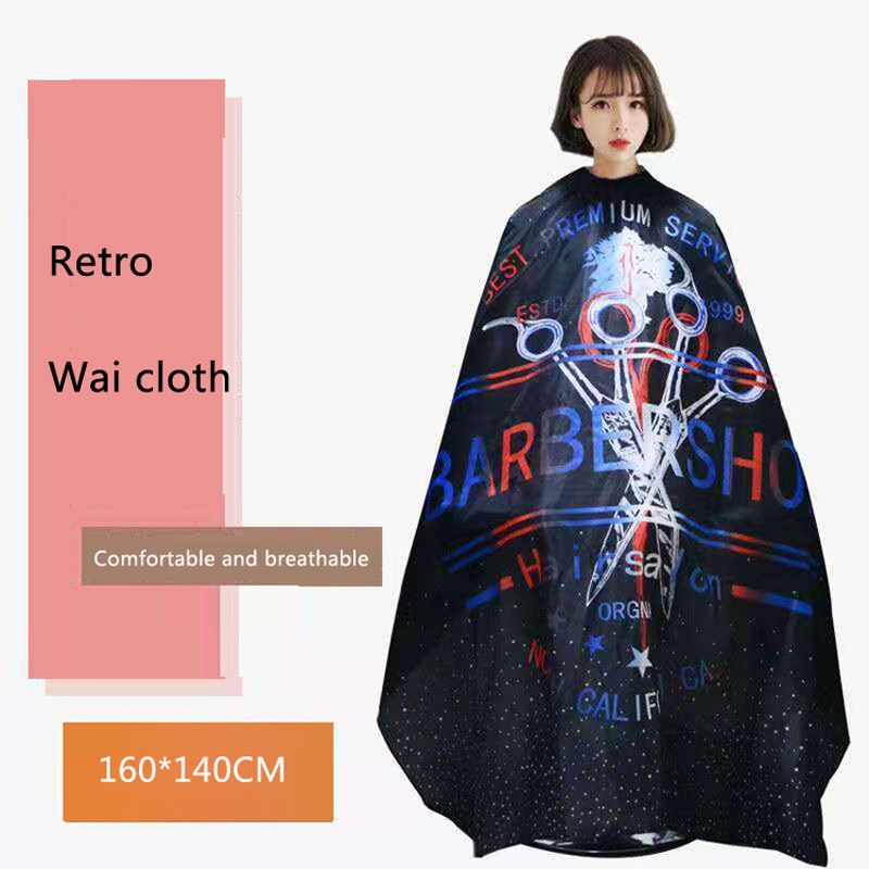 Paño para peluquería, capa para cortar el pelo, impermeable, peluquería