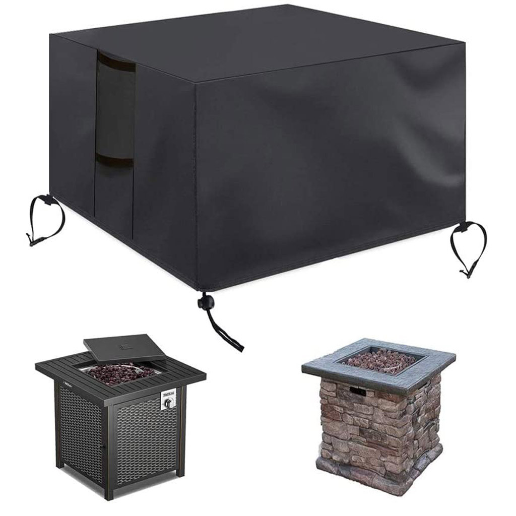 Gas Fire Cover Square Bbq Cover 28x28x25 Inch Waterproof Anti-uv Heavy Duty For Patio Baking Accessories #5