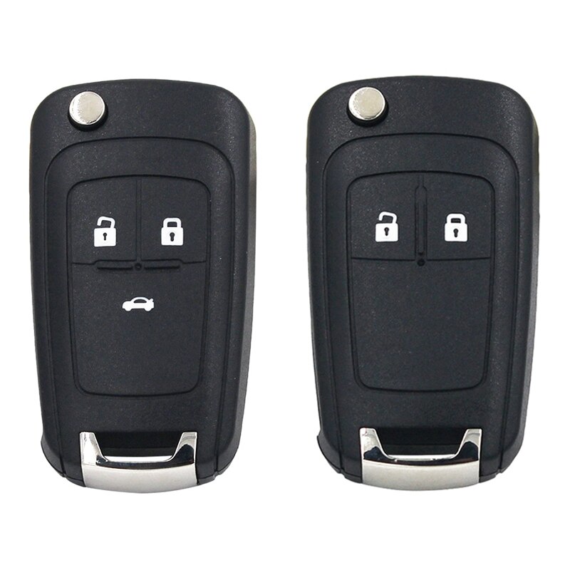 Llave de Control remoto para coche, mando a distancia con Chip ID46, 2 botones/2 botones, 434Mhz, para Chevrolet Aveo Cruze Orlando HU100 Blade