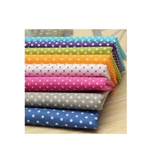 Series 7 pieces Assorted Pre-Cut Bundle Charm Cotton Quilt Fabric 25cm x 25cm for DIY Sewing Craft Flower Fabric: WavePoint Series