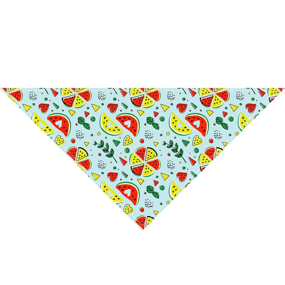 animal de compagnie chien chat Bandana collier foulard Triangle cou écharpe salive mignon dessin animé modèle doux tissu accessoires pour animaux de compagnie fournitures: Style 5 / M