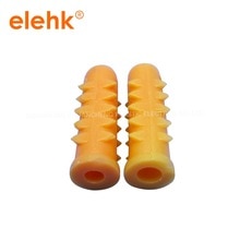 Qty 100PCS White Wall Plug 25mm x 5mm Anchor Fixing Plastic Masonry Wall plug