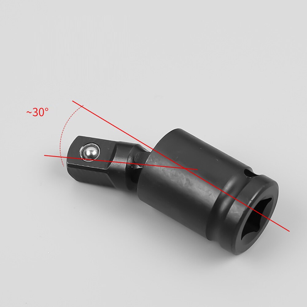 1/2", 3/8", 1/4" Swivel Knuckle Joint Air Impact Wobble Socket Adapter Hand Tool