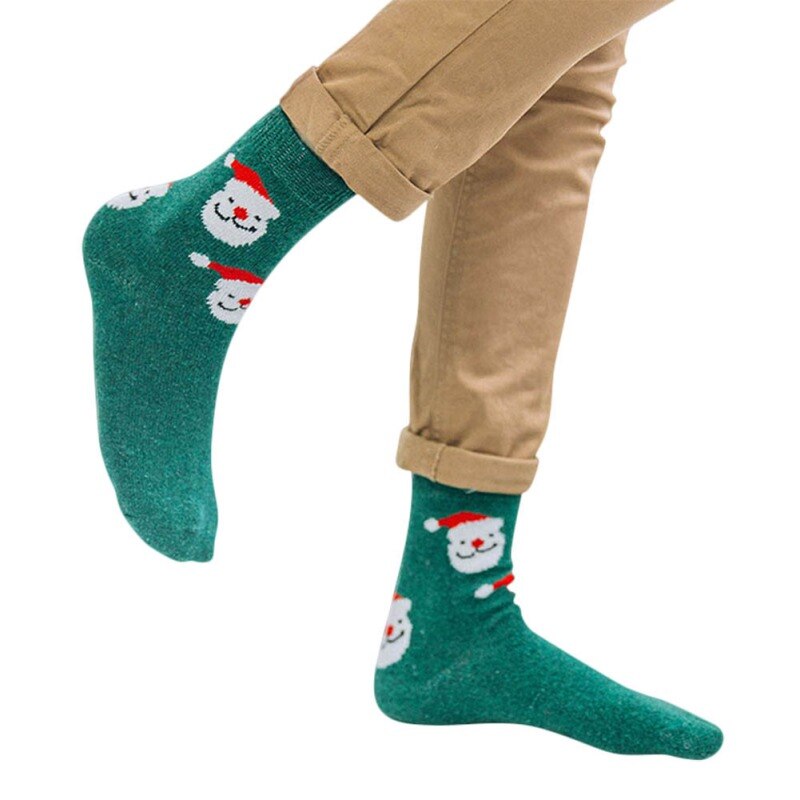 2 stk kvinder jul vinter tykke sokker varme lange sokker basketball sport anti-slip sokker 5 farver
