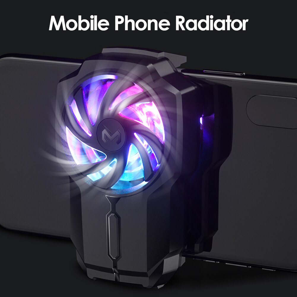 Gaming Mobile Phone Cooling Universal Fan USB Rechargeable Gamepad Mute Radiator Cooler For Mobile Game Phone Cooling Fan