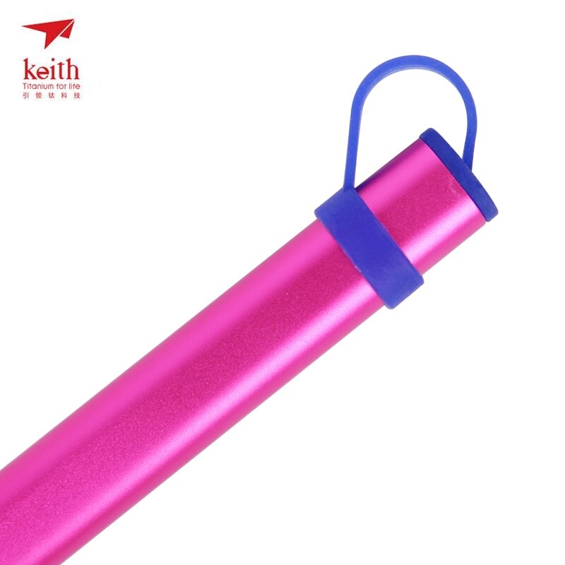 Keith Chopsticks Storage Tubes Aluminum Box Case For Titanium Chopsticks Storage Box Without Chopsticks 5 Colors Ti5800