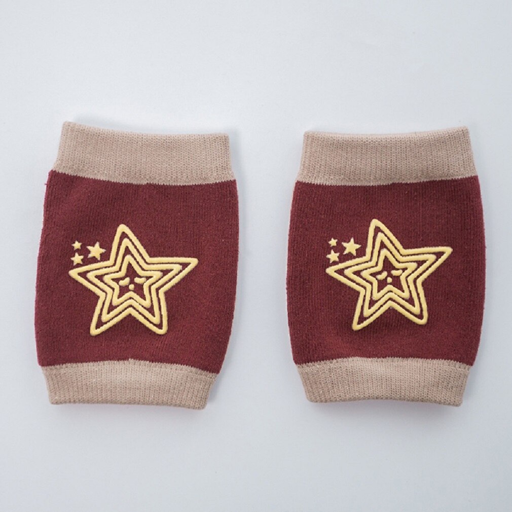Emmababy enfant en bas âge enfants bébé garçon filles Safty ramper anti-dérapant genouillères antidérapant genouillère chaussettes ensemble chaude: E