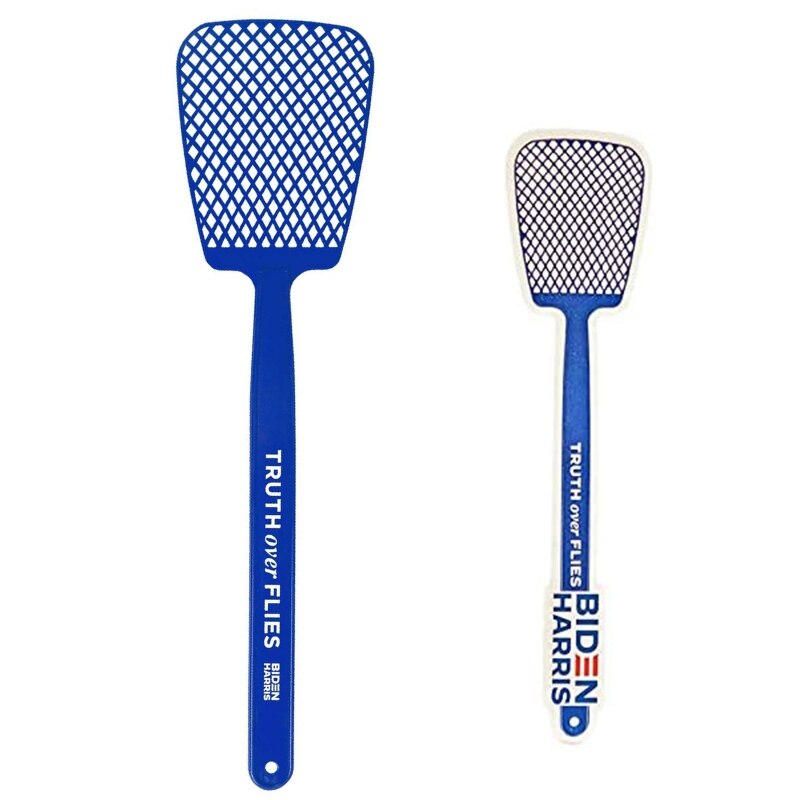 Truth Over Flies Swatter Fly Swatters Sticker Flexible Long Handle Manual Swat