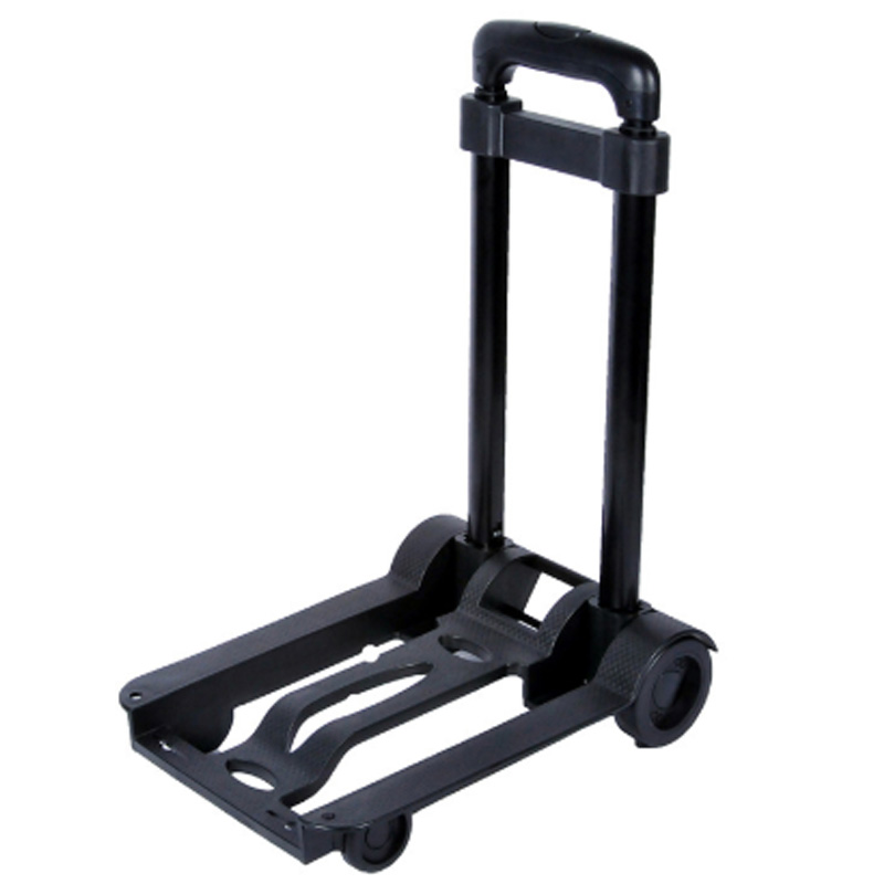 Folding Portable Travel Trailer Domestic Luggage Cart Portable Hand Cart for Shopping Trolley Shopping Cart: Default Title