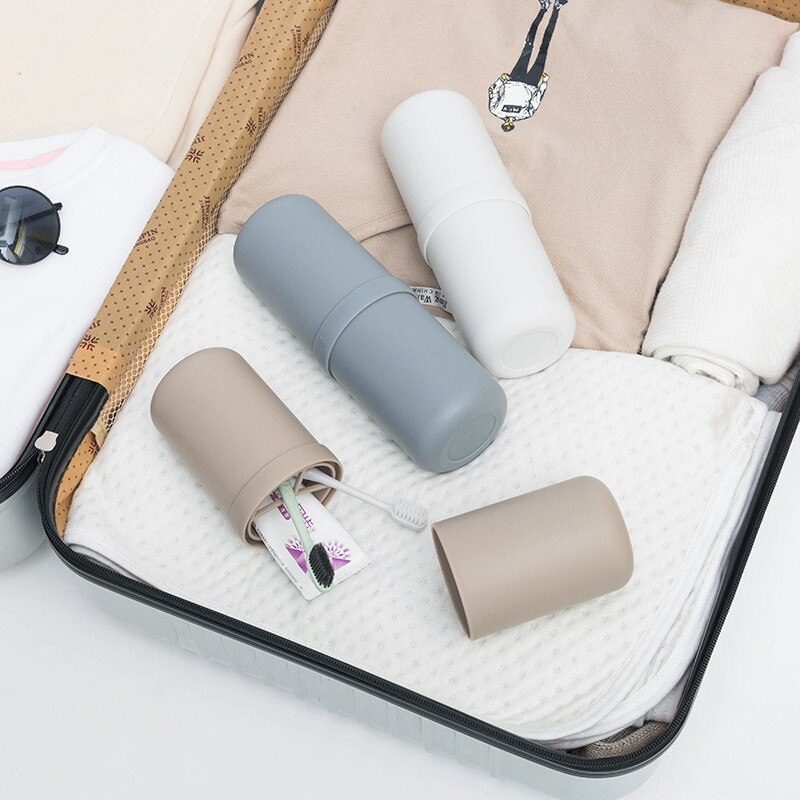 Badkamer Accessoires Set Reizen Tandenborstel Beker Set Opbergdoos Tandenborstel Badkamer Set Wassen Benodigdheden Thuis Case Outdoor