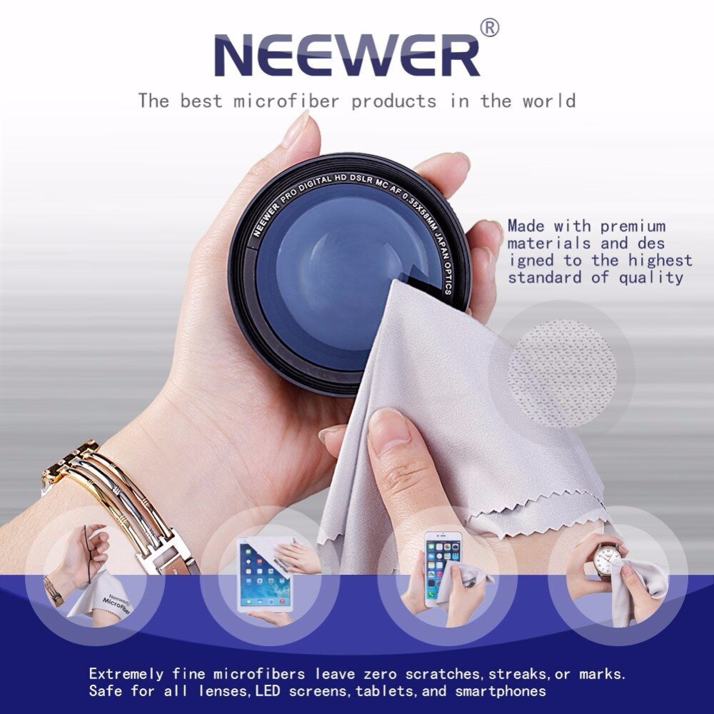 Neewer 58mm professionele lens filter uv + cpl + fld en close-up macro 1 2 + 4 + 10 accessoire kit voor canon eos 700d 650d 600d