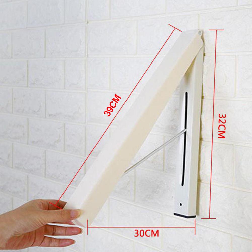 Creamy White Retractable Clothes Rack Multifunctional Practical Clothes Hanger Coat Hanger Hat Shelf Bedroom Waterproof