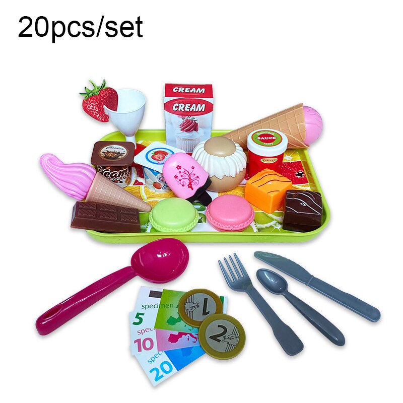 Jouets éducatifs de cuisine, nourriture artificielle pour enfant, ensemble de jeux de simulation, hamburger, dog, frites, fast food, restauration rapide,