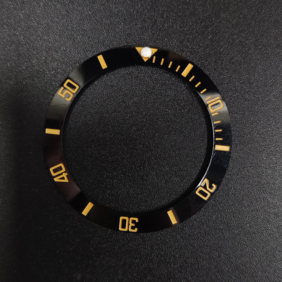 38*30.8mm Sloping Luminous Ceramic Bezel Insert Divers Replacement of watch accessories parts: No.10