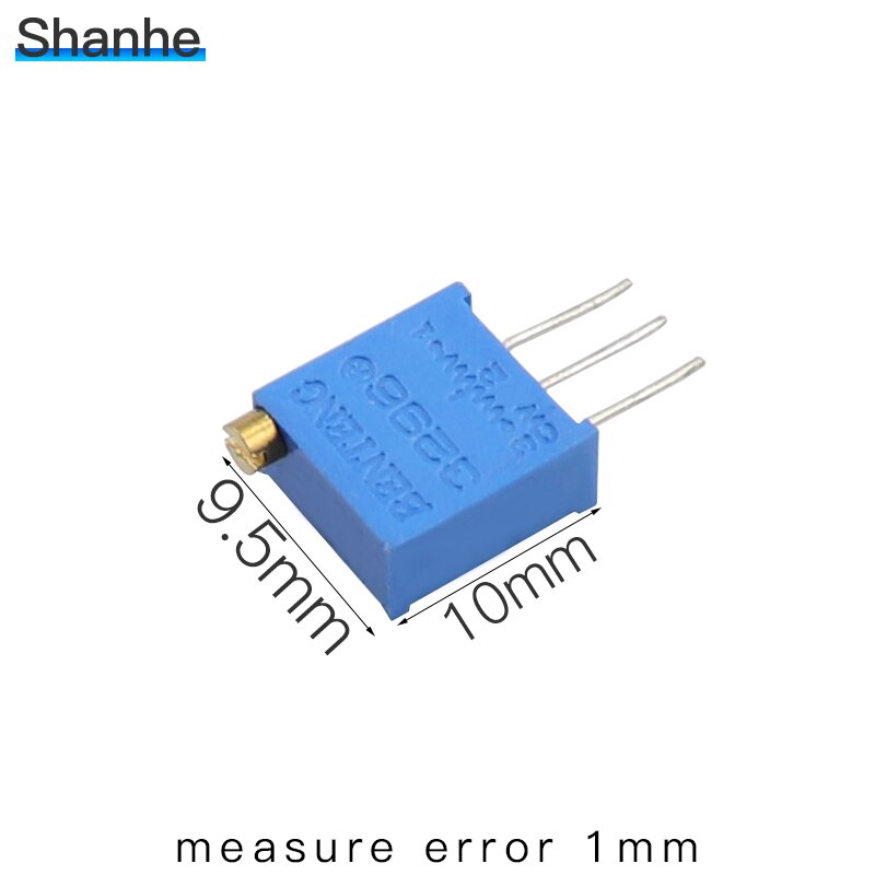 MultiTurn trimmer adjustable precision Trimpot 3296 Trimmer Potentiometer 3296W 1K 5K 10K 20K 50K 100K 500K