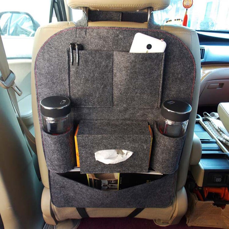 Molle Car Seat Organizer Voertuig Seat Terug Opberghoes Mat Protector- (BK