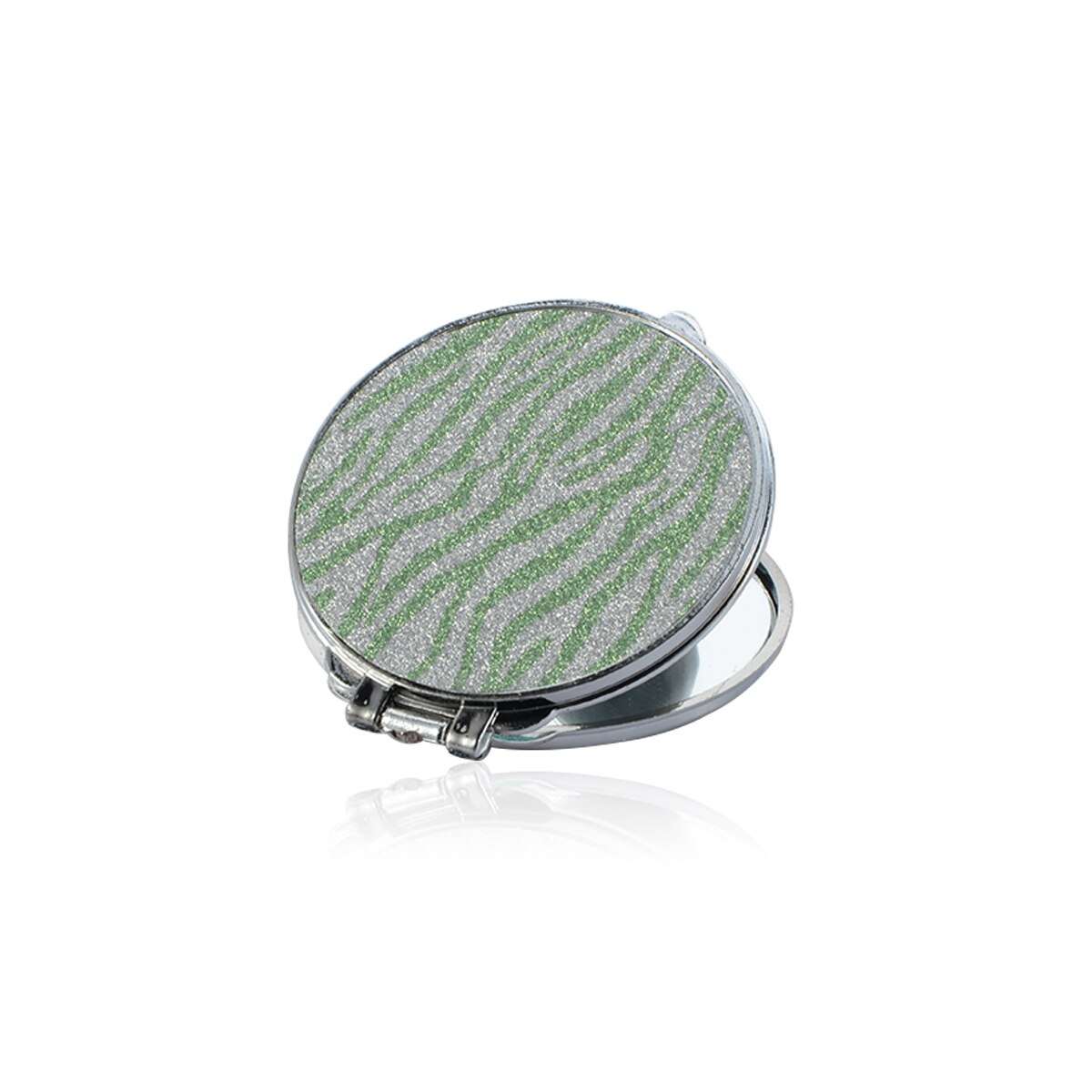 Rond Bling cristal Mini beauté poche miroir maquillage Compact miroir cosmétique Compact miroirs Portable Double côtés aléatoire