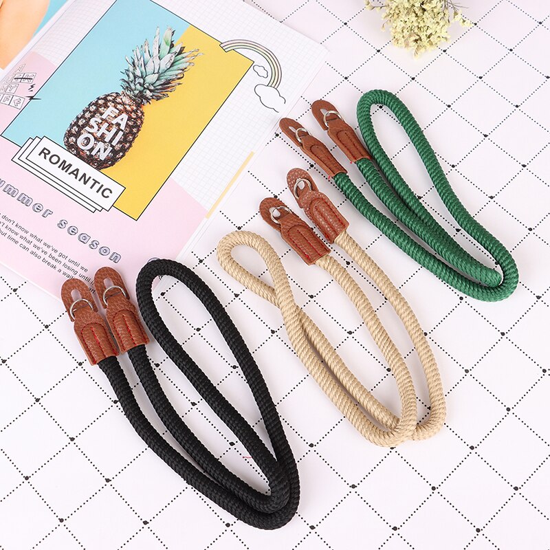 1Pc Universal Cotton Rope Camera Neck Strap Vintage Shoulder Strap Leather Wrist Lanyard