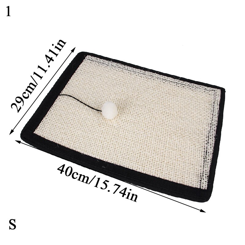 Pet Furniture for Cats Scratch Board Natural Sisal Protecting Furniture Chair Protector Pad Cotton Cat Toy Sofa Scratching Post
