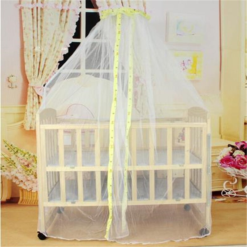 Bett Auskleidungen Baby Bett Moskito Dome Palace Stil Krippe Netting TRQ1257: YELLOW