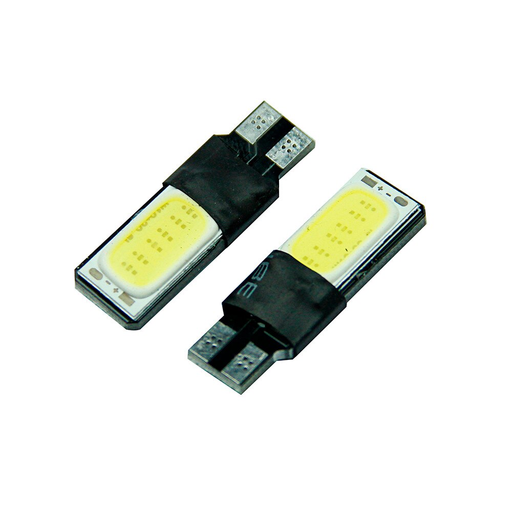 10 Pcs T10 Led 194 168 W5W Cob Interieur Lamp Licht Wit Parking Backup Brake Lampen Canbus Geen Fout Auto 'S xenon Auto Led