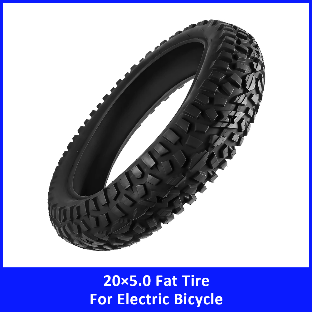 20 × 5.0 all-terrain-offroad-fat-reifen für e-bikes, verbreitert, rutschfest, e-bike-fahrradreifen-ersatzteile