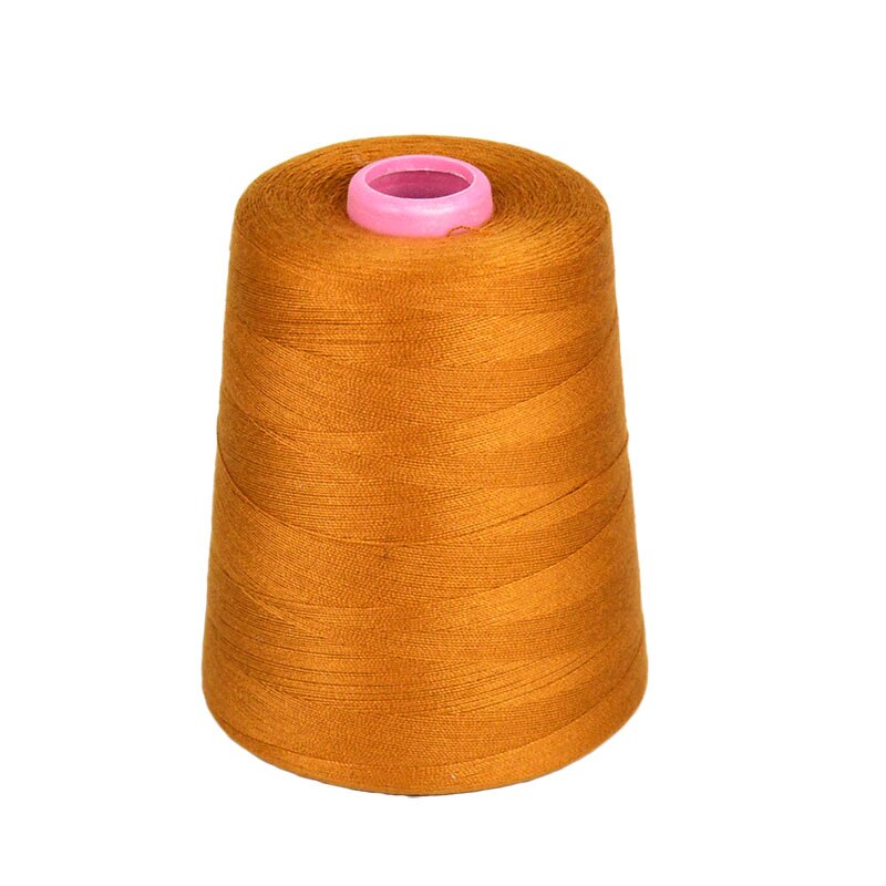 Fil à coudre industriel en Polyester pour Jeans, 1 bobine de pour Machine à coudre: Or