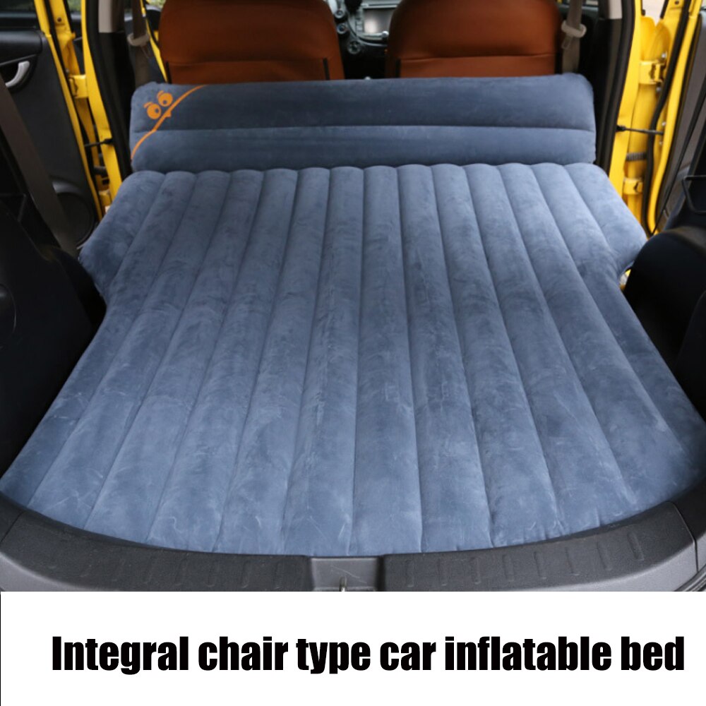 Car Special Inflatable Mattress Flocking Car Bed SUV Multi-Function Automatic Inflatable Bed Soft Sleeping Pad Bed For Camping