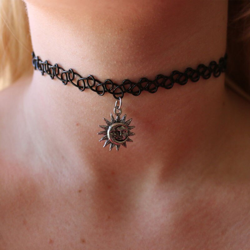 Schildpad Choker Schildpad Choker Ketting Met Witte Parels Ketting: A5