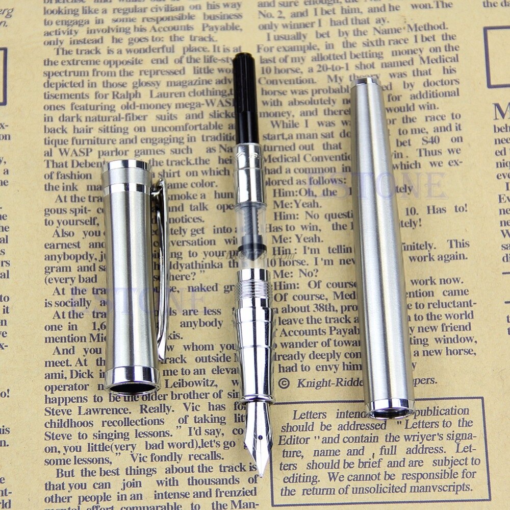 Baoer 3035 Vulpen Nib Medium Zwart/Zilver