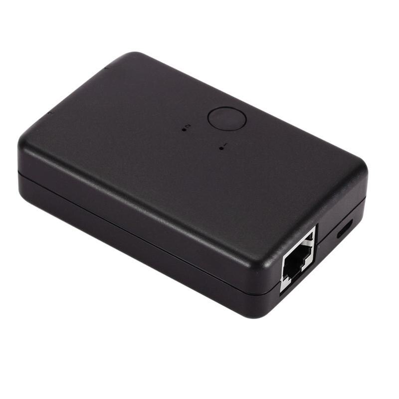 EastVita 2 Port Network Switch Ethernet Network Box Dual Port Manual Sharing Switch Adapter network switch shared equipment r57