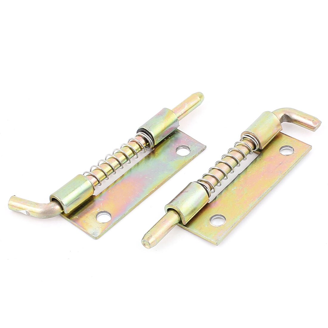 UXCELL Gate Door Metal Right Left Hand Spring Loaded Barrel Bolt Latch Bronze Tone 2Pcs