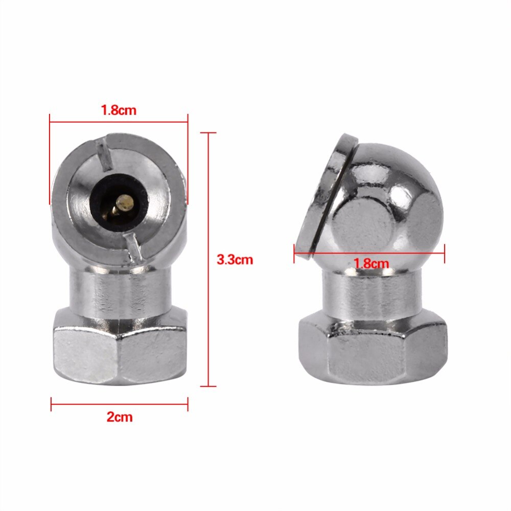 TOPS Car Tyre Inflator Valve Connector Air Chuck Ball Tire Clip Lock-on Car Tyre Inflator Valve Tyre Inflator Valve Connector