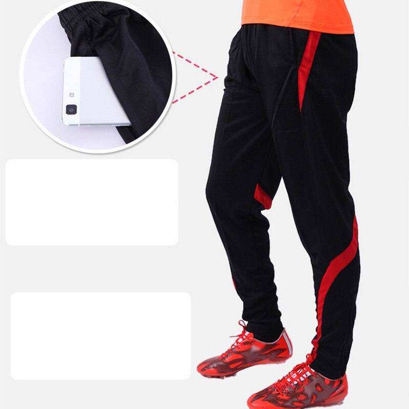 Voetbal Training Broek Leisure Sport Atletiek Broek Mannen Broek Outdoor Sport Broek: Rood / S